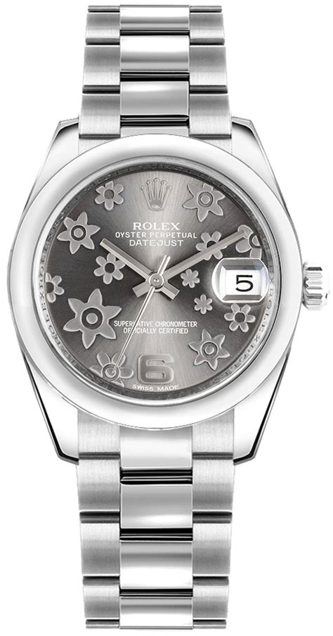 rolex 178240 178240 rodio floreale|Rolex 178240 Datejust Slate Floral Dial 31MM .